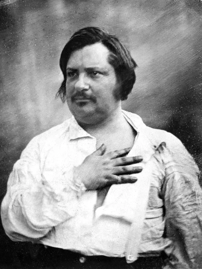 Archive portrait of Honoré de Balzac